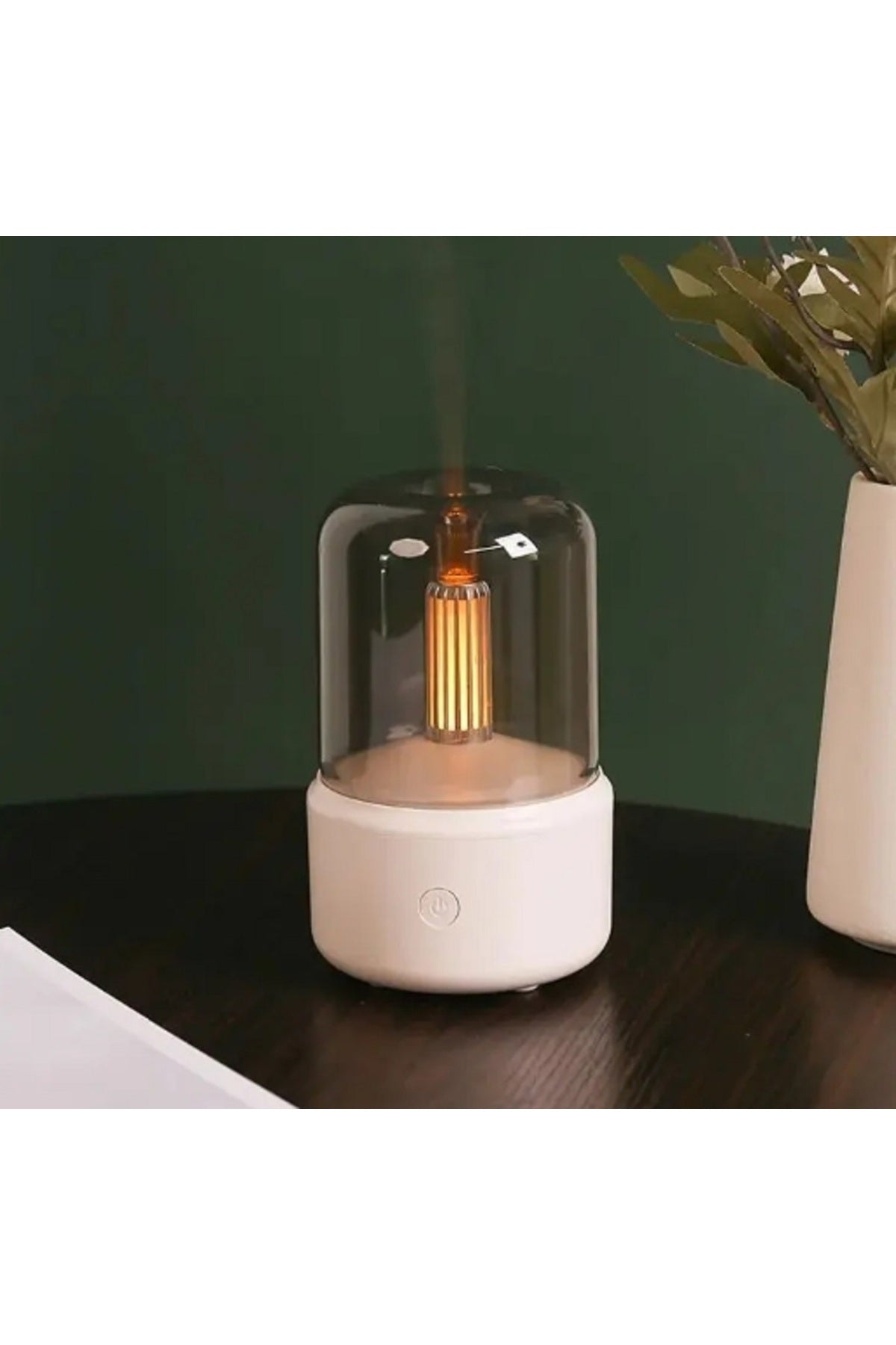 120ml Taşınabilir Elektronik Taşınabilir Ultrasonik Mum Işığı Hava Nemlendirici Difüzör