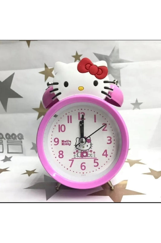 Sevimli Karikatür Çok Fonksiyonlu Hello Kitty Dijital Aydınlık Masaüstü Çalar Saat