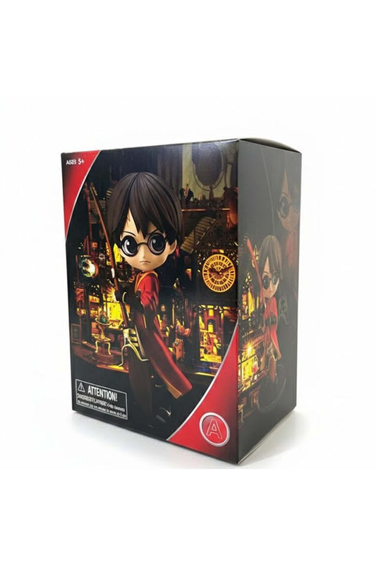 Harry Potter Chibi Koleksiyon Figürü – Asa ve Süpürgeli Sevimli Tasarım | 16 cm Dekor Figür