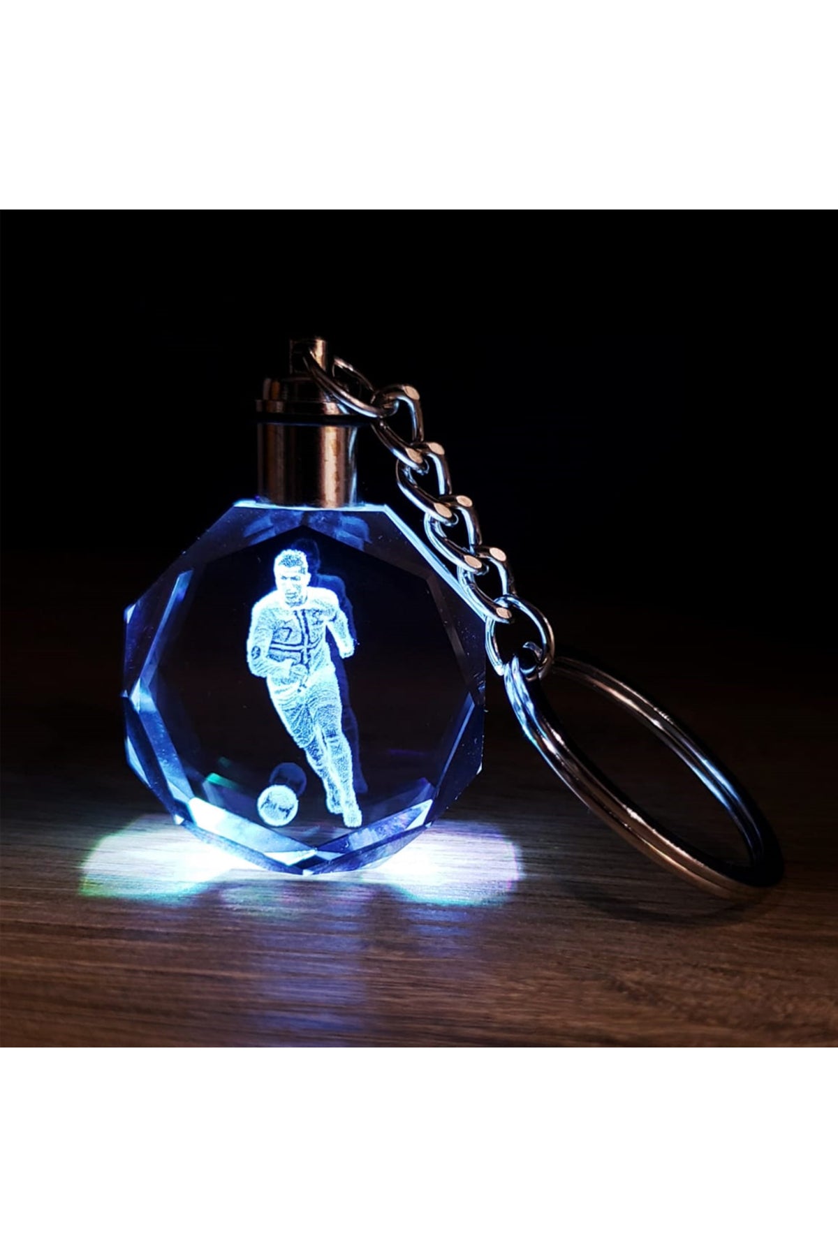 Led Işık Cristiano Ronaldo Damlası Renk Değiştiren Anahtarlık