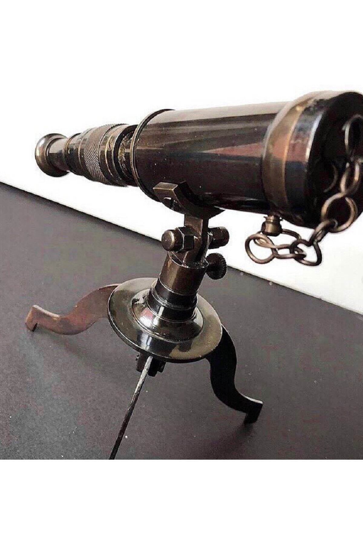 Dekoratif Metal Kaplama Kaideli Teleskop