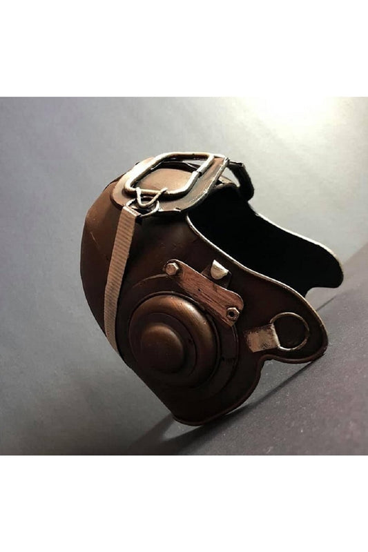 Dekoratif Metal Pilot Kaskı