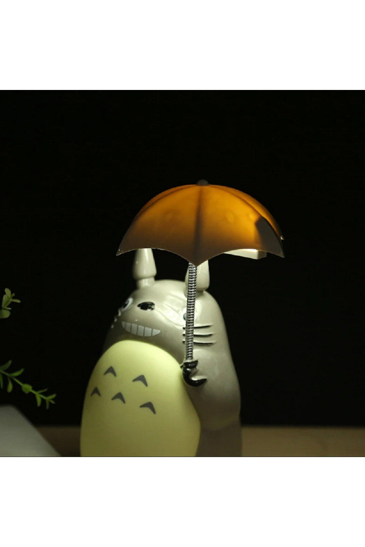 Karikatür Şemsiye Tarzı Totoro Led Gece Işığı Başucu Gece Lambası Usb Çocuk Doğum Günü Hediyesi
