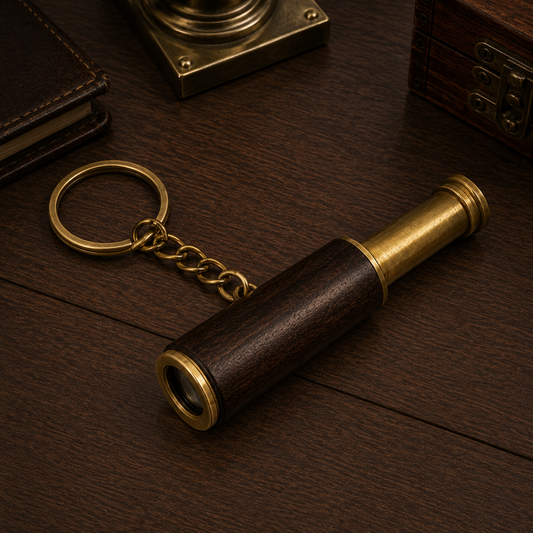 Pirinç Denizci Temalı Anahtarlık – Nostaljik Metal Anahtarlık Varyantlı Model