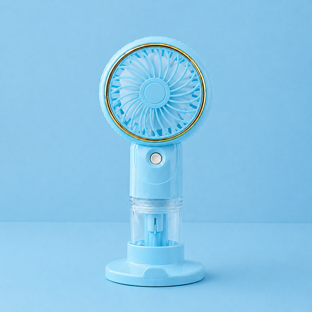 Taşınabilir Mini Fan Nemlendirici Spreyli USB Şarjlı Sessiz Masaüstü Fan