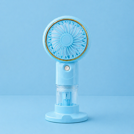 Taşınabilir Mini Fan Nemlendirici Spreyli USB Şarjlı Sessiz Masaüstü Fan