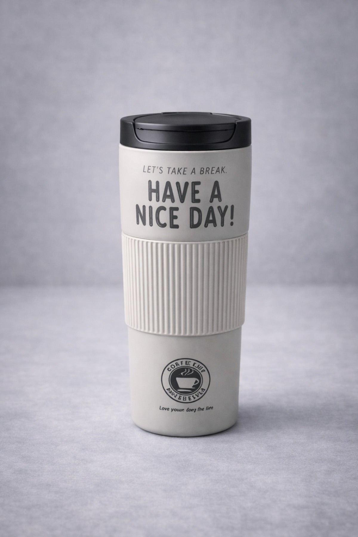 Have A Nice Day 600 Ml Çelik Termos Mug Çift Katmanlı Isı Yalıtımlı Sızdırmaz Bardak