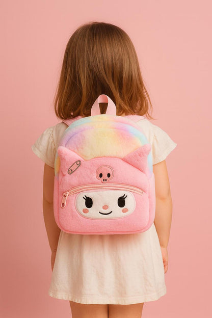 Sevimli Karikatür Kuromi Sanrio Kawai Peluş Sırt Çantası