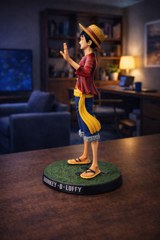 One Piece Monkey D. Luffy Dev Boy Koleksiyon Figürü – Hasır Şapka Kaptanı | 42 cm Anime Dekor Figür
