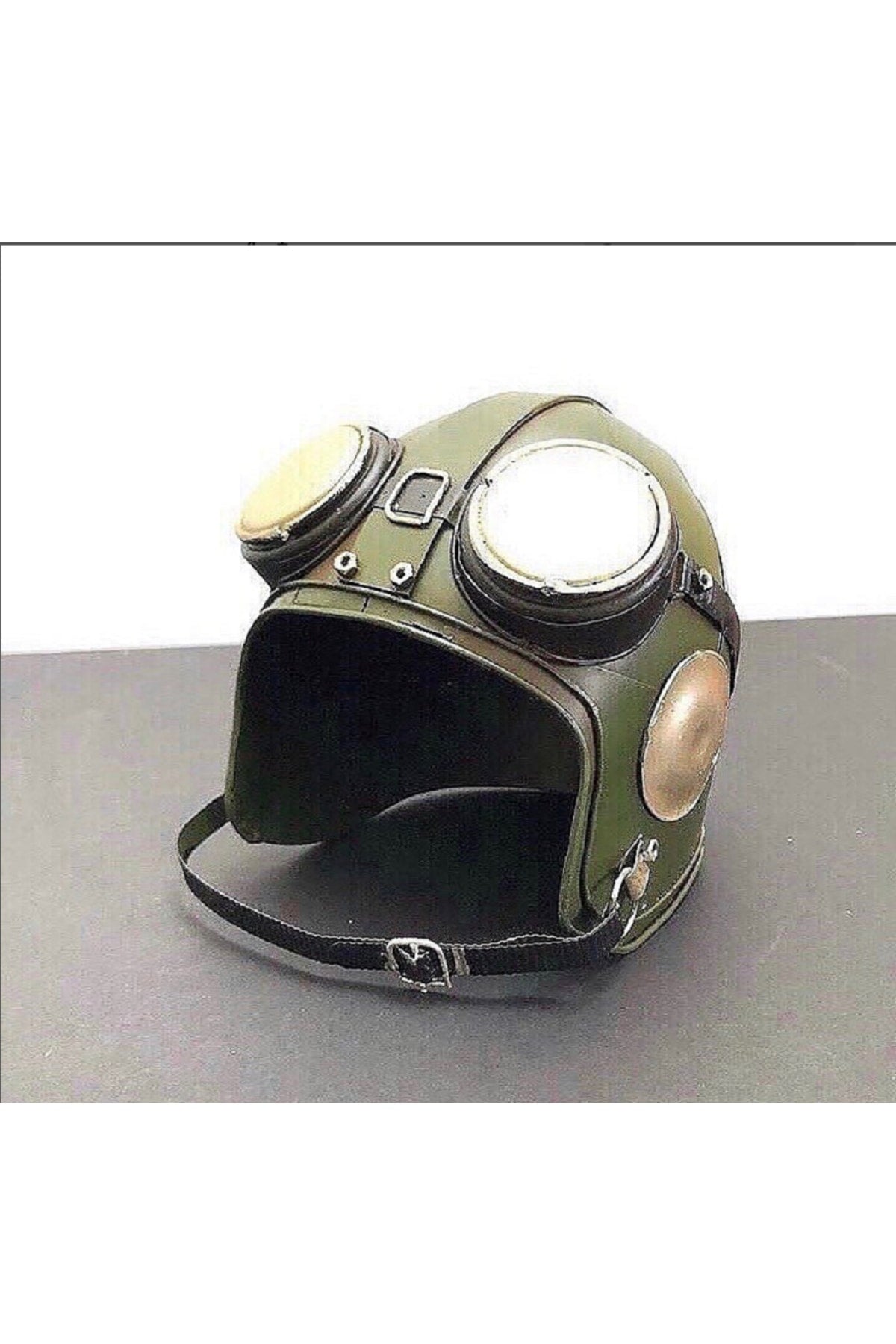 Dekoratif Metal Pilot Kaskı