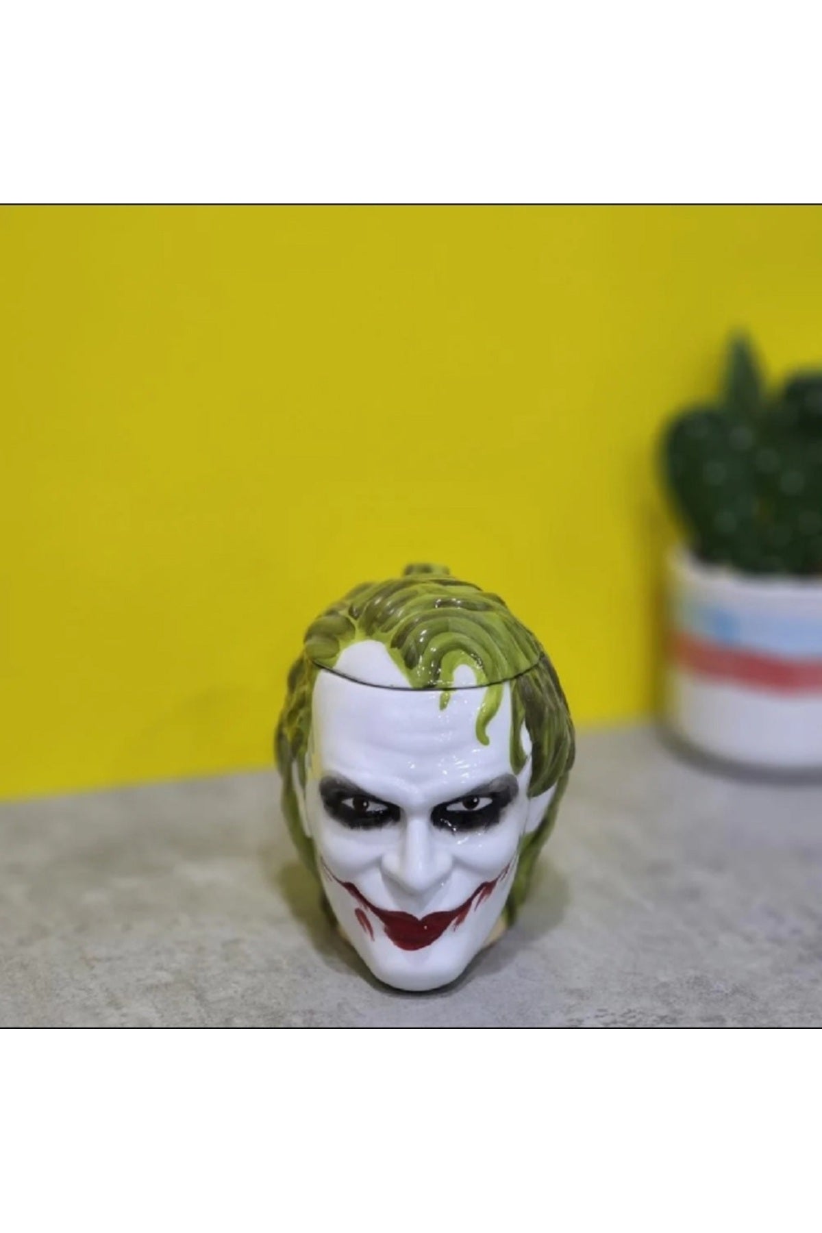 450ml Seramik  Cadılar Bayramı Karanlık Şövalye Karakteri Joker Kupa Bardak