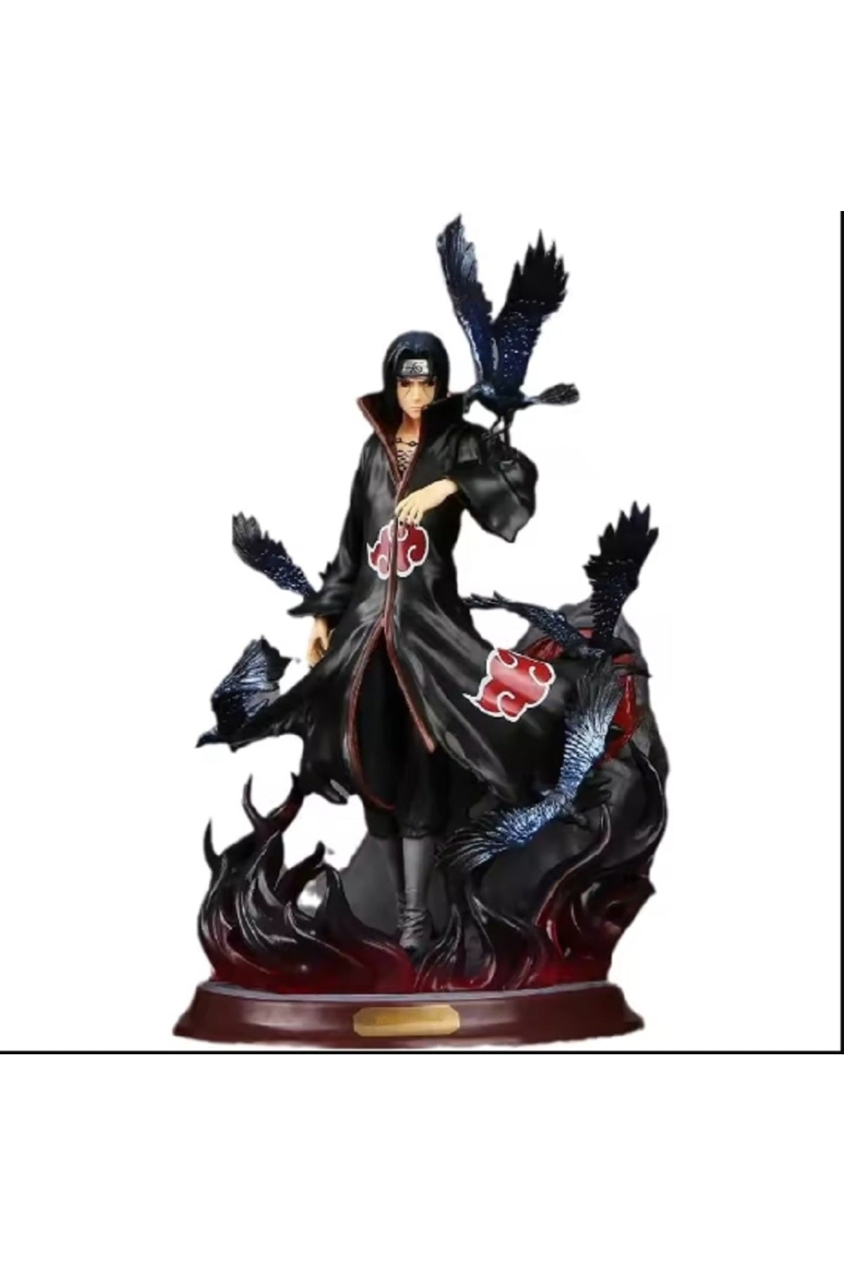 29cm Anime Figürü Uchiha Itachi Action Figure Oyuncak Shippuden Uchiha Itachi Ve Karga Koleksiyon