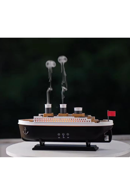 250 ml Titanic Gemi Modeli Hava Nemlendirici Aromaterapi Ev Uçucu Yağ Difüzörü