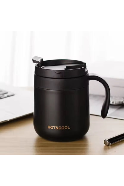 350ml Taşınabilir Paslanmaz Çelik Hoot&Cool Meşrubat Termos Bardak