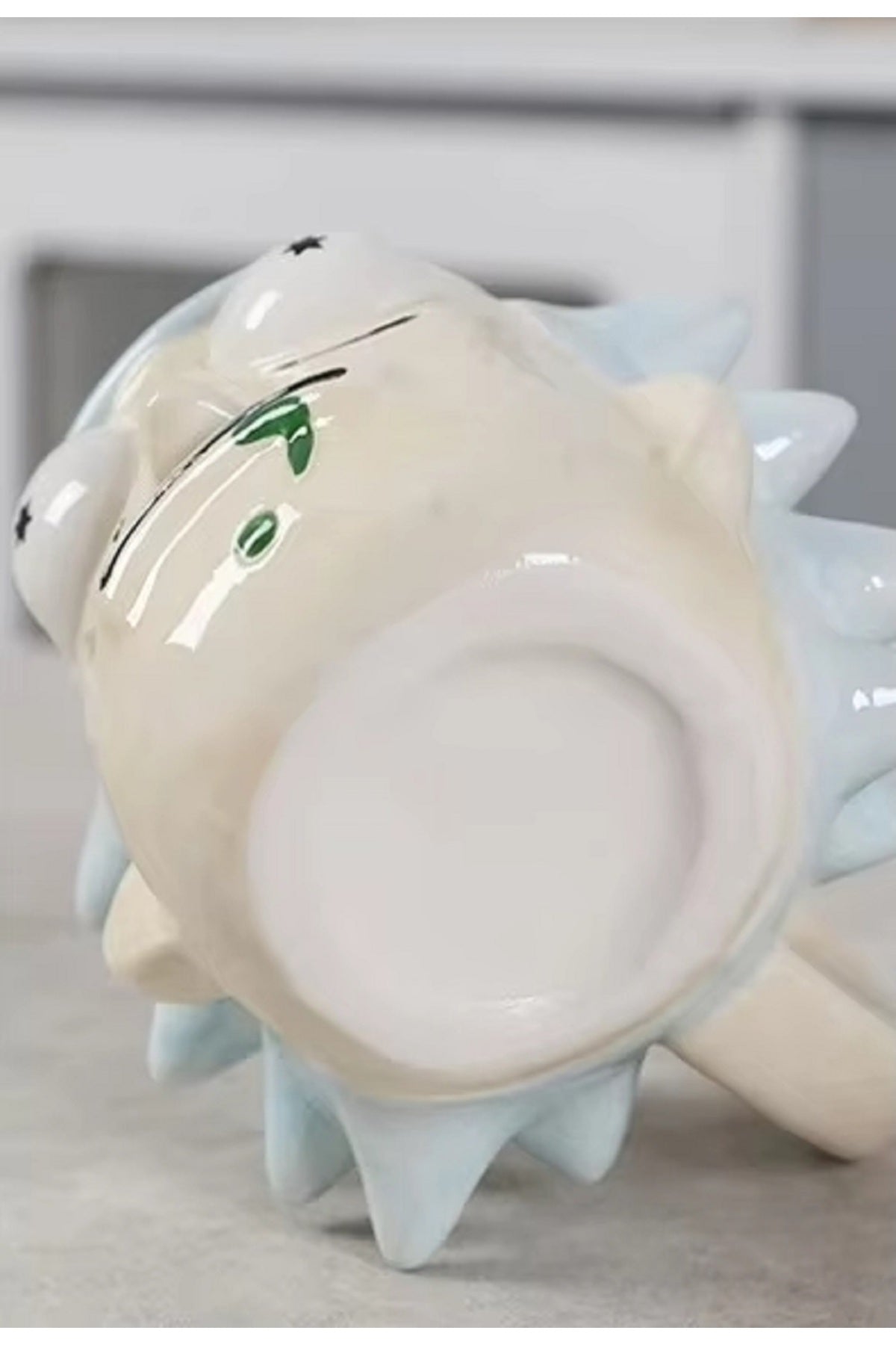 500ml 3D Yaşlı ve Çocuk Kupa Büyük Kapasiteli Seramik Bardak