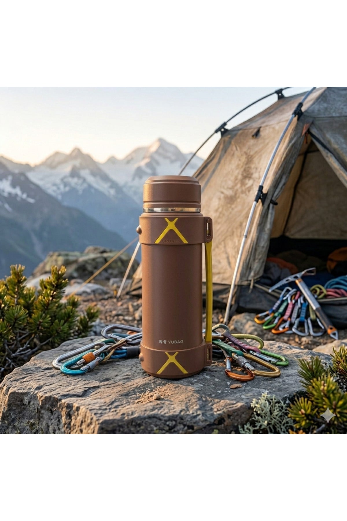 YUBAO 2000 ML Çift Katmanlı Vakumlu Paslanmaz Çelik Termos - Outdoor ve Kamp İçin Sızdırmaz Tasarım