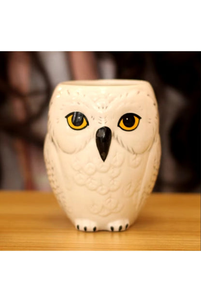 300ml Yaratıcı 3D Baykuş Seramik Karikatür Hayvan Kupa & Meşrubat Bardağı