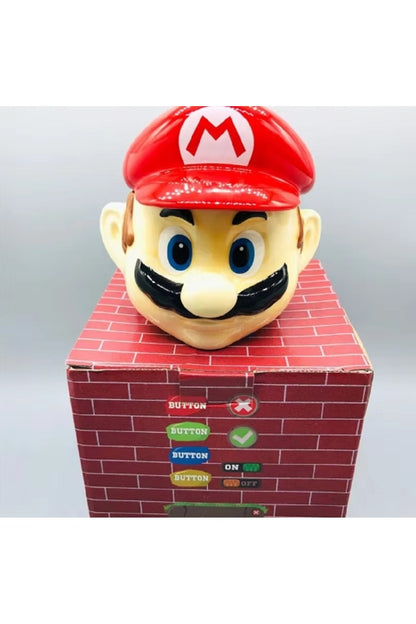 400ml Sevimli Seramik Süper Mario Kupa & Meşrubat Bardağı