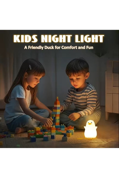 Sevimli Başucu Ördek Kaz Eğlenceli Gece Lambası Dimmer ve Zamanlayıcı ile Oda Dekorasyon