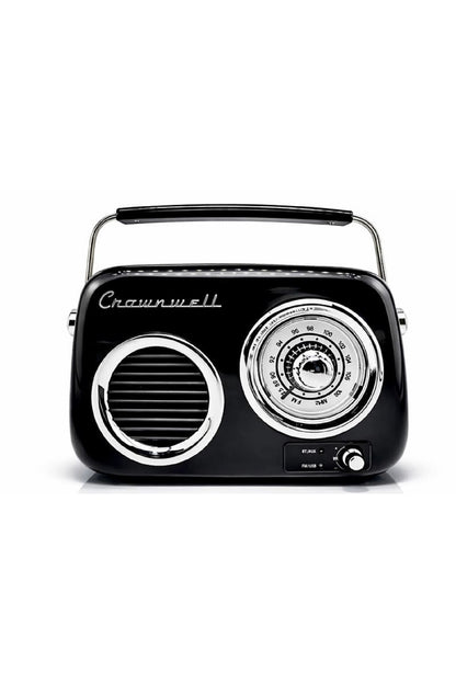 Retro Bluetooth Hoparlör Nostaljik Radyo Tasarımlı Taşınabilir USB FM Destekli Vintage Speaker