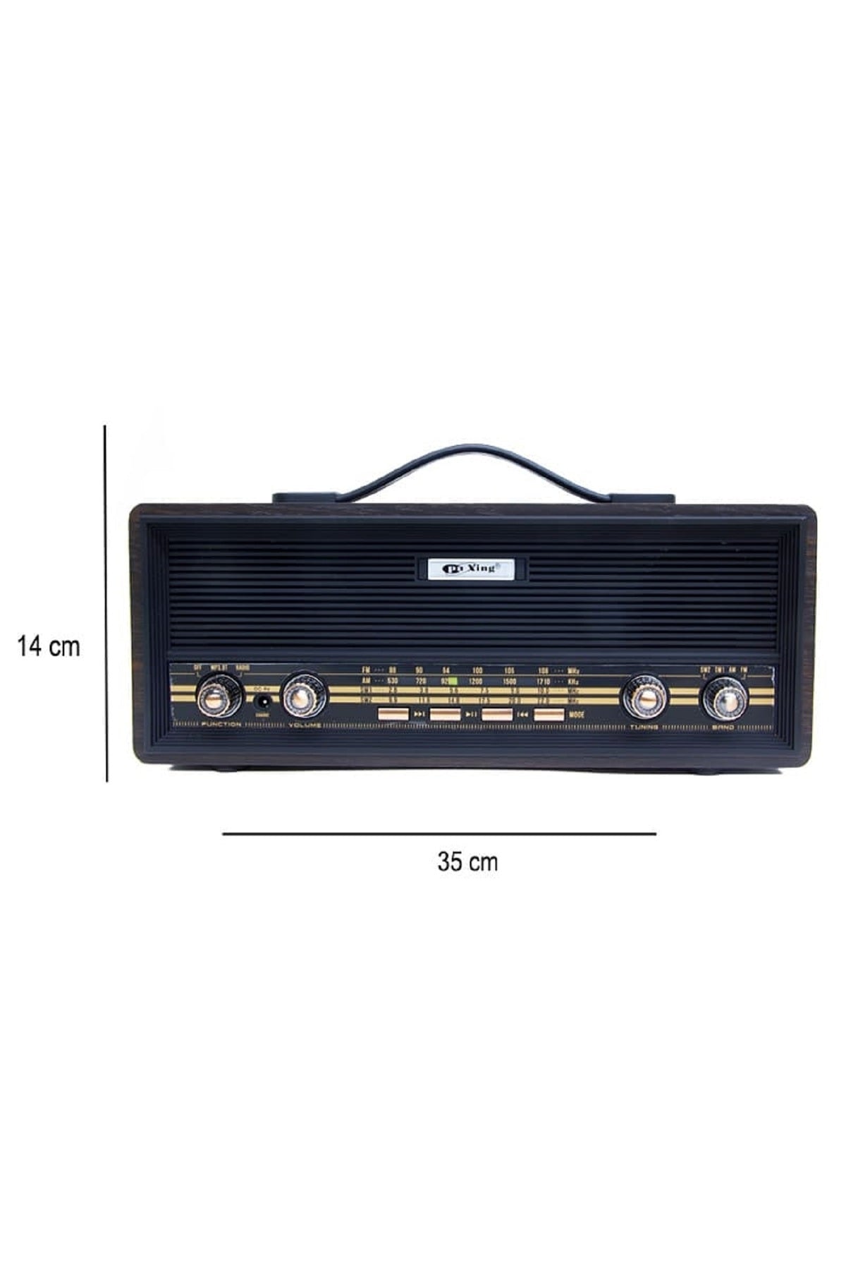 Nostaljik Radyo Bluetooth Özellikli