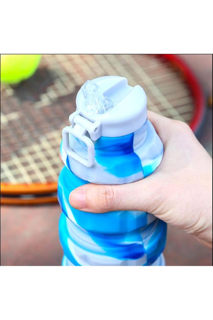 500ml Açık Şişe Katlanabilir Kapak Spiral Dolum El Bombası Tasarımlı Matara&Suluk