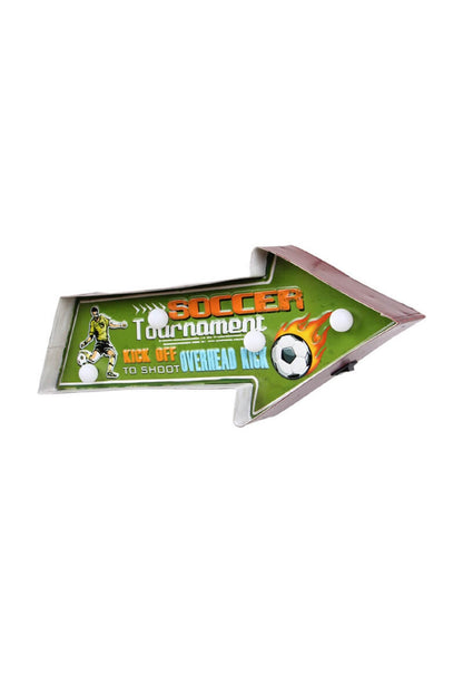 Işıklı Soccer Yön Tabelası Süsler Ev Oturma Odası TV kabine Masaüstü Ofis Dekorasyon