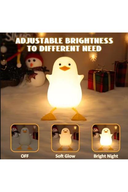 Sevimli Başucu Ördek Kaz Eğlenceli Gece Lambası Dimmer ve Zamanlayıcı ile Oda Dekorasyon