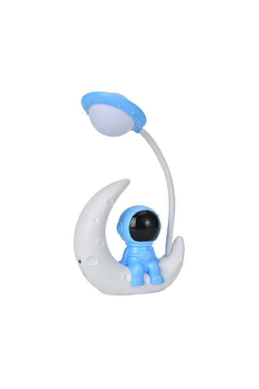 Astronot Ay Gece Lambası Çocuk Usb Şarj Edilebilir Led Lamba