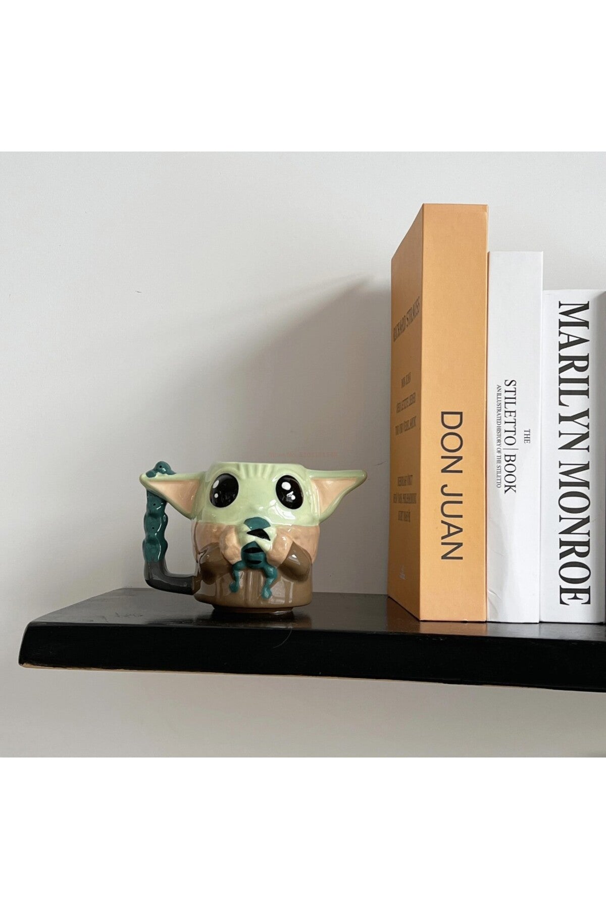 400ml Sevimli Karikatür Seramik Baby Yoda Kupa Bardak