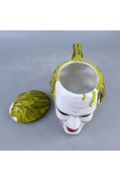 450ml Seramik  Cadılar Bayramı Karanlık Şövalye Karakteri Joker Kupa Bardak