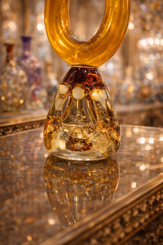 Murano Cam Modern Spiral Dekoratif Obje – El Yapımı Sanat Eseri
