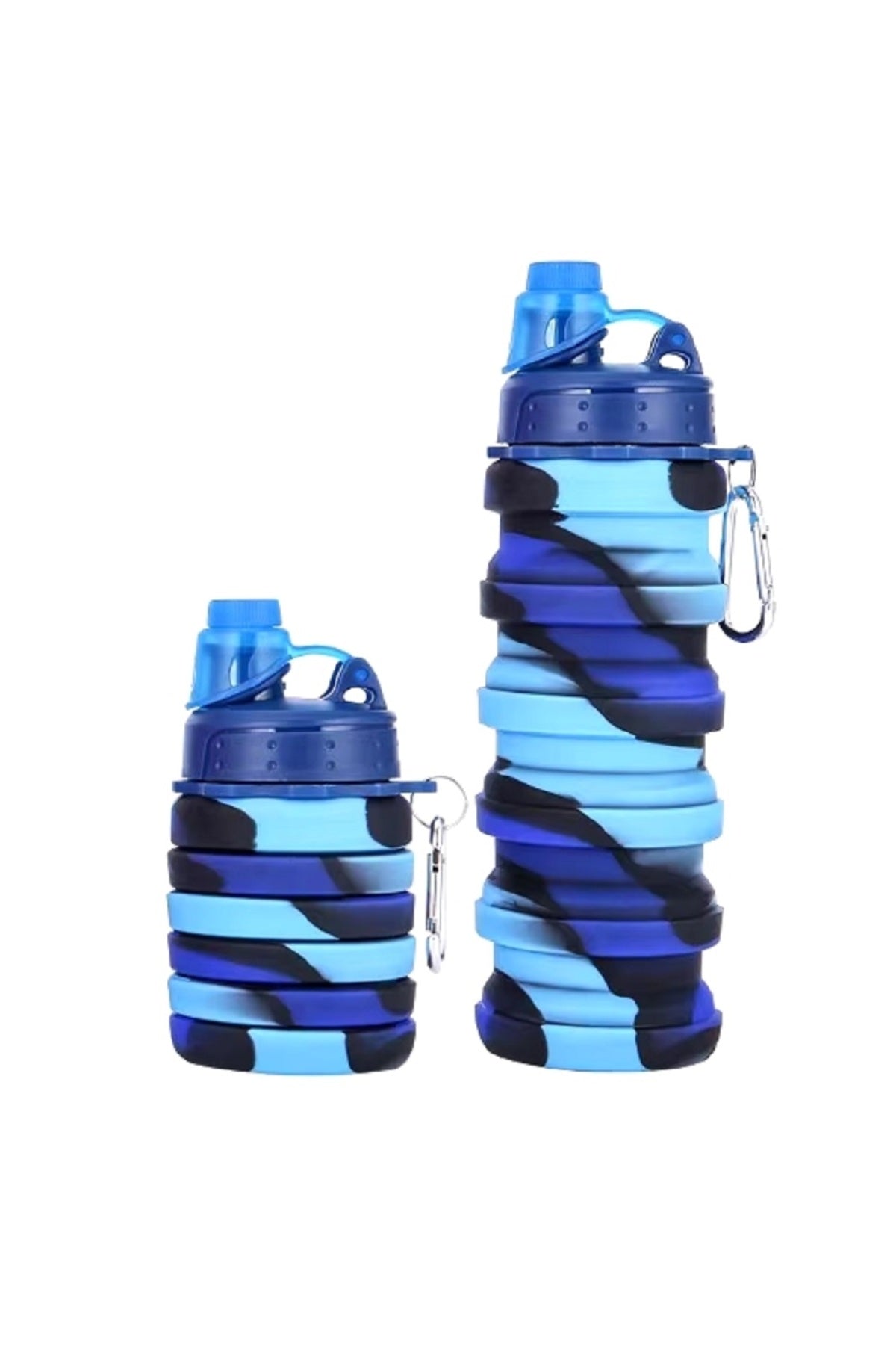 500ml Katlanabilir Su Şişesi Taşınabilir Sağ Bisikleti Matara