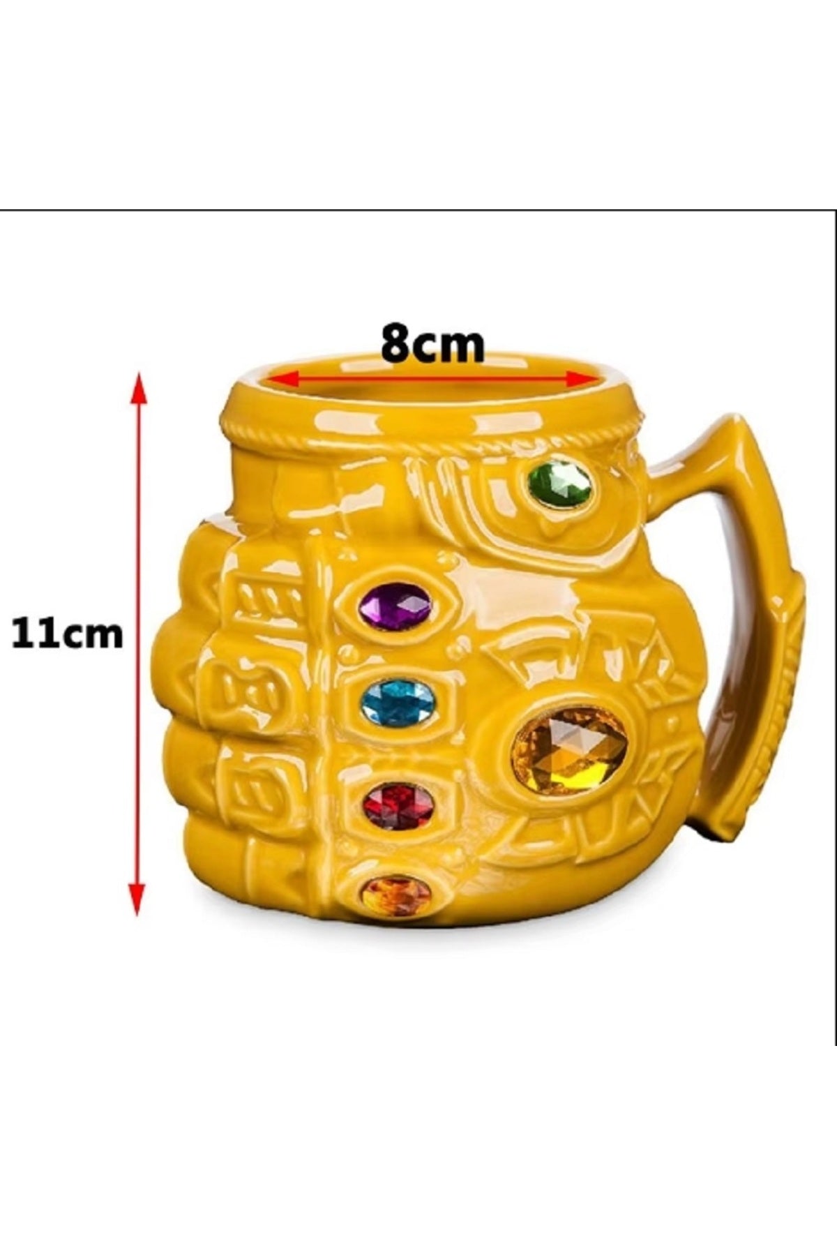 500ml Seramik Thanos Sevimli Aksiyon Karakteri Drinkware Kupa & Meşrubat Bardağı