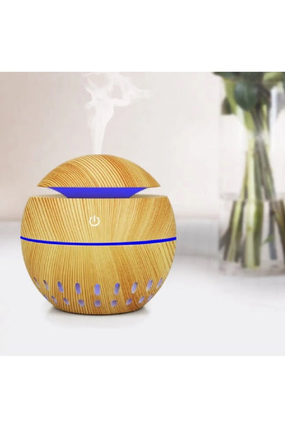 Yaratıcı Usb Hava Nemlendirici Ultrasonik 130 ml Araba Halı Ahşap Desen Esansiyel Yağı Oda Spreyi
