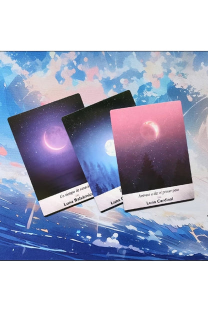 İspanyol Oracle Kartlarında Kutuda İspanyolca Sürümü İle Bir 44 kart Güverte (İspanyolca Edition)