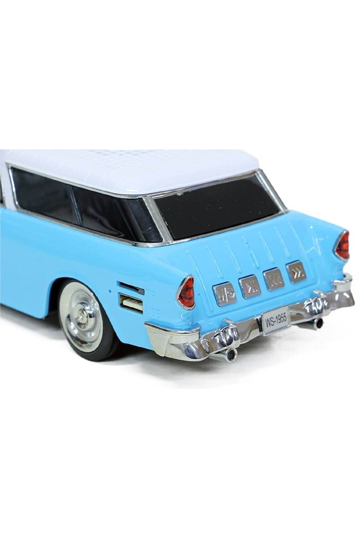 Kablosuz Bluetooth Retro Model Subwoofer Ses Kutusu Taşınabilir Hoparlör Radyo FM