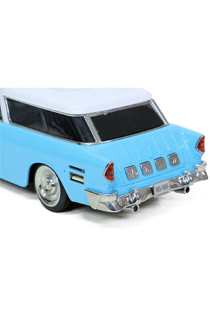 Kablosuz Bluetooth Retro Model Subwoofer Ses Kutusu Taşınabilir Hoparlör Radyo FM