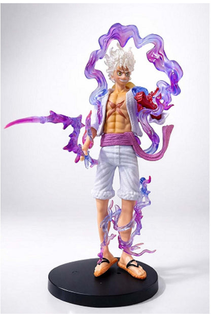 One Piece Monkey D. Luffy Gear 5 (Nika) Koleksiyon Figürü – Enerji Efektli Özel Tasarım | 20 cm