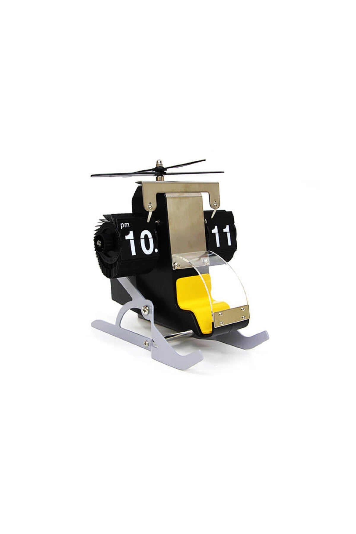 Saat Flip Helicopter Süsler Ev Oturma Odası TV kabine Masaüstü Ofis Dekorasyon