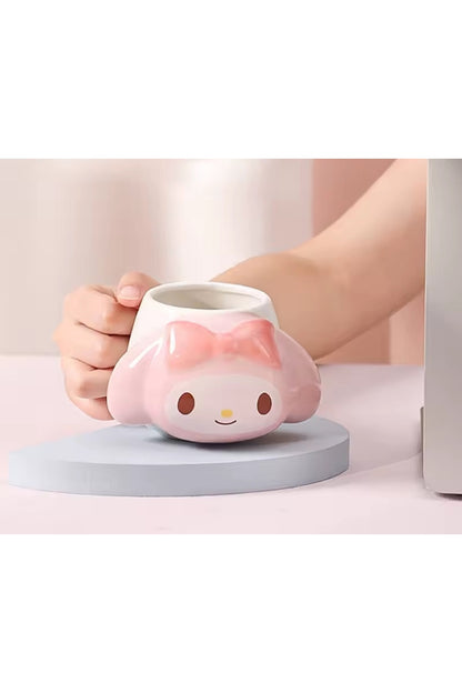 450Ml Sanrio Melody Sevimli Seramik Karikatür Yaratıcı Meşrubat Bardağı