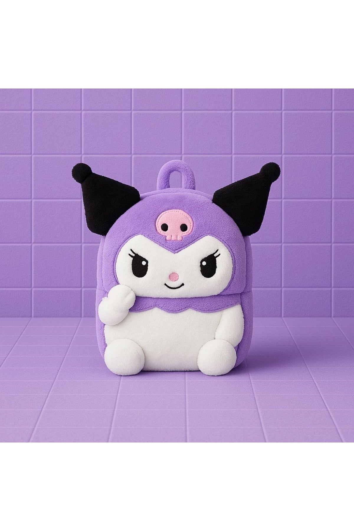 Sevimli Karikatür Kuromi Peluş Çanta Kızlar İçin Çanta Sırt Çantaları Kawai