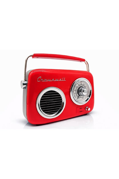 Retro Bluetooth Hoparlör Nostaljik Radyo Tasarımlı Taşınabilir USB FM Destekli Vintage Speaker