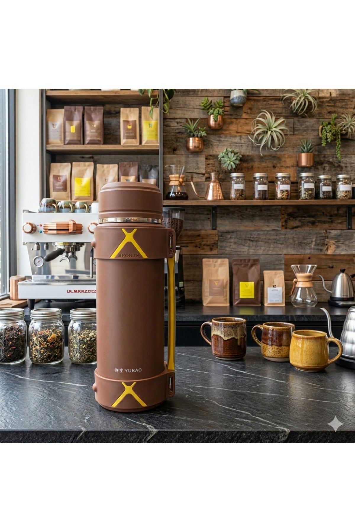 2500 Ml Büyük Boy Çelik Termos Vakumlu Isı Yalıtımlı Taşıma Saplı Outdoor Termos