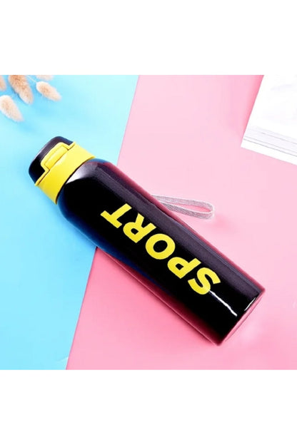 500ml Taşınabilir Spor Baskılı Paslanmaz Çelik Ultra Termos