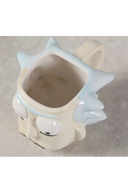 500ml 3D Yaşlı ve Çocuk Kupa Büyük Kapasiteli Seramik Bardak