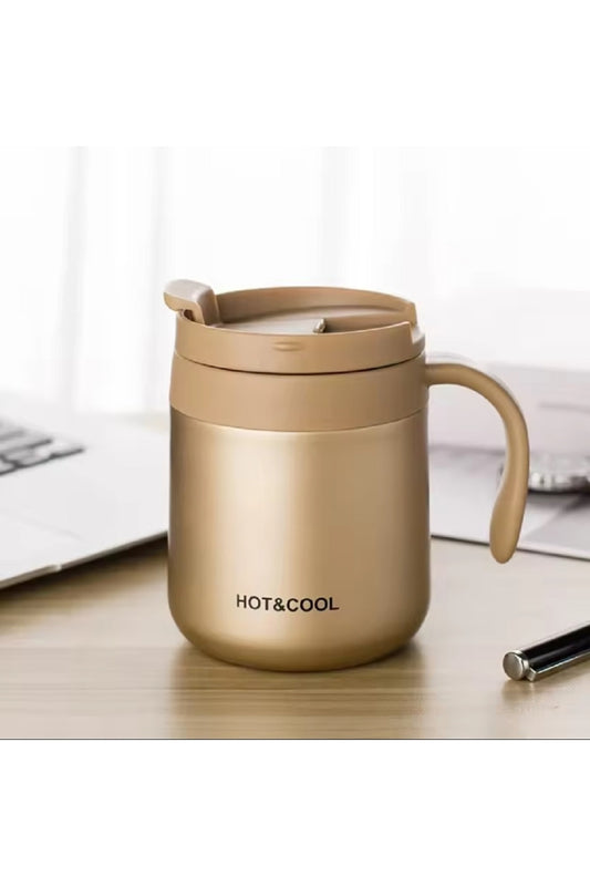350ml Taşınabilir Paslanmaz Çelik Hoot&Cool Meşrubat Termos Bardak