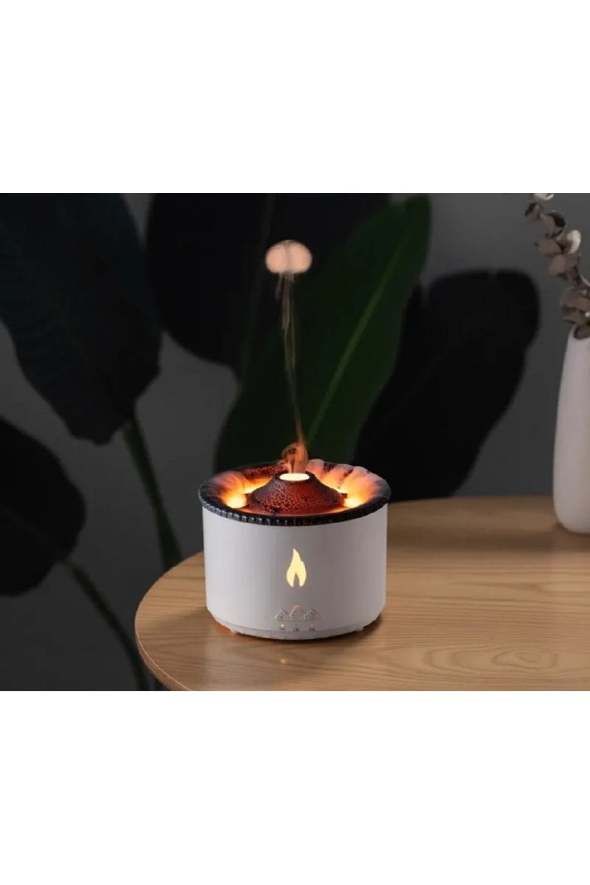 450Ml Alev Volkan Hava Nemlendirici Yangın Aroma Yayıcı Ultrasonik Buğu Yapıcı Uçucu Yağ Denizanası