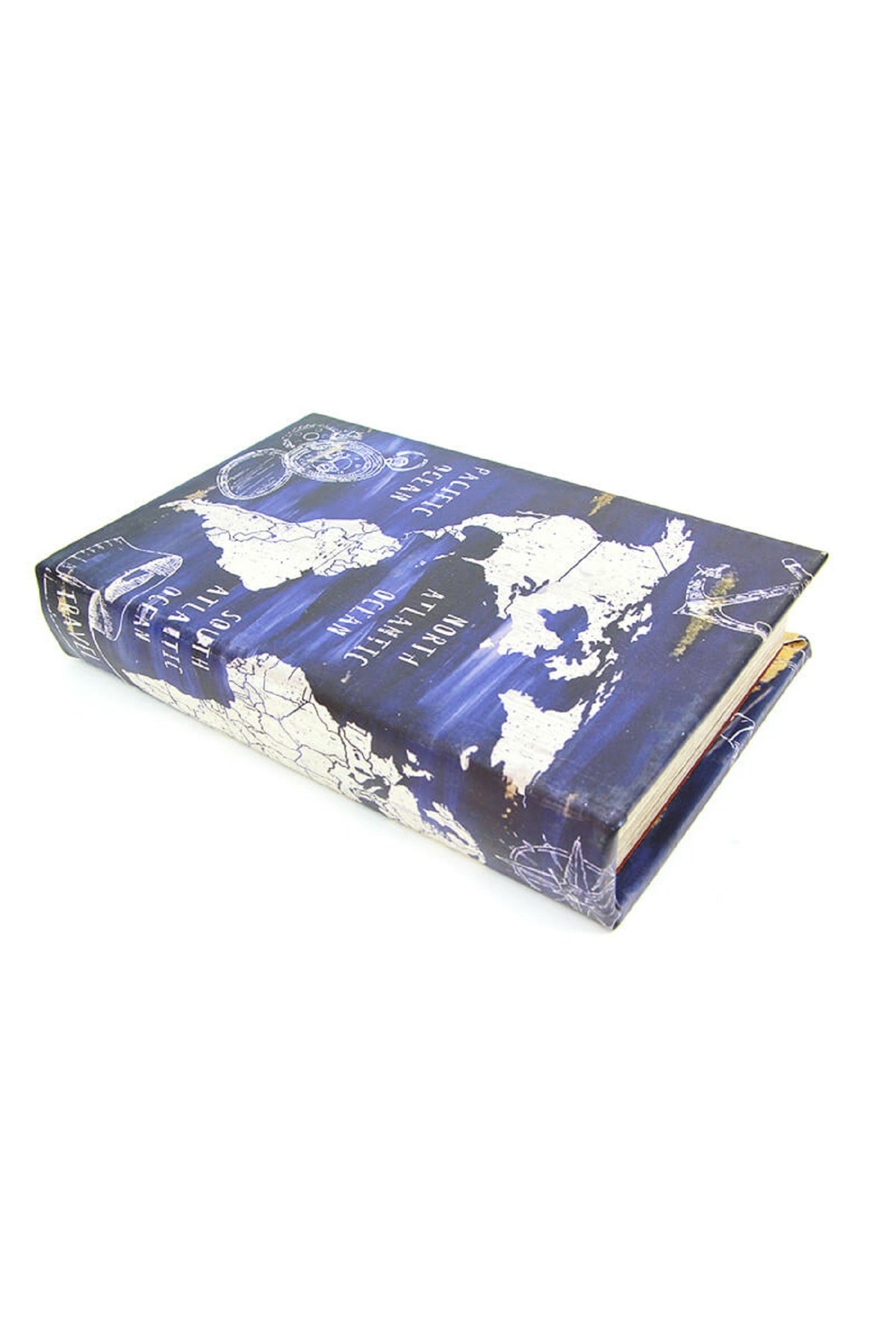 Kutu Kitap Aynalı Globe Süsler Ev Oturma Odası TV kabine Masaüstü Ofis Dekorasyon