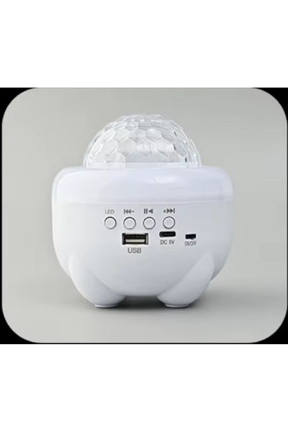 Pil Şarjı Bluetooth Hoparlör Sihirli Top Lamba Mini Kart Ekleme Projeksiyon Lambası